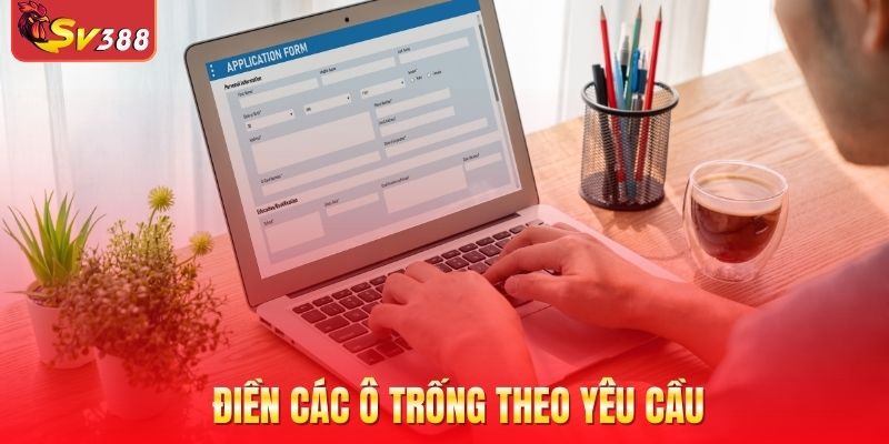 Điền các ô trống theo yêu cầu